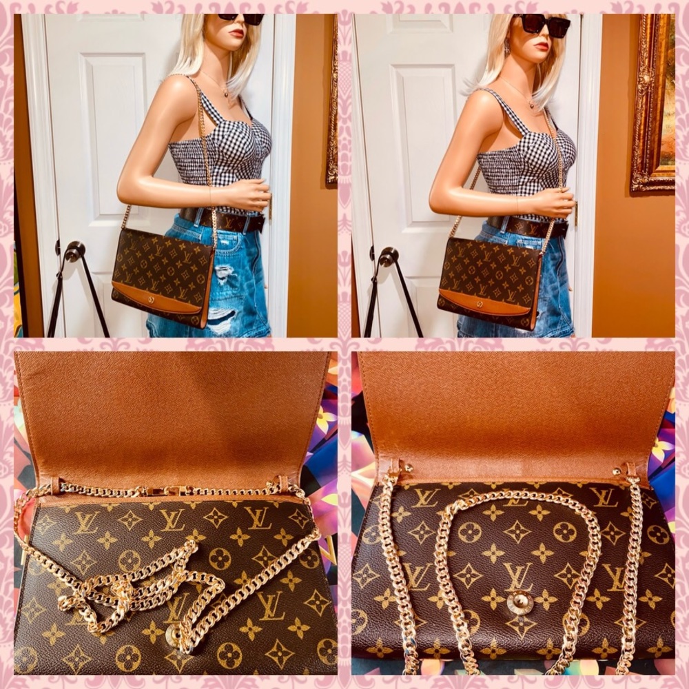 ♥️🛍💯Authentic Louis Vuitton Bordeaux Shoulder Bag in Monogram - Picture 15 of 15